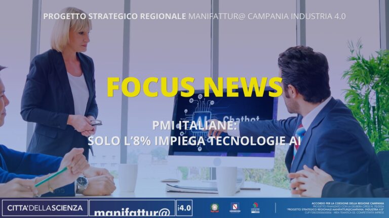 PMI Italiane: solo l’8% impiega tecnologia di IA