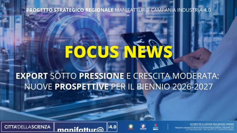 Export sotto pressione e crescita moderata: nuove prospettive per il biennio 2026/2027