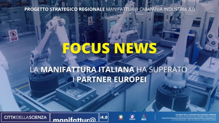 La manifattura italiana ha superato i partner europei in termini di tecnologia ed export