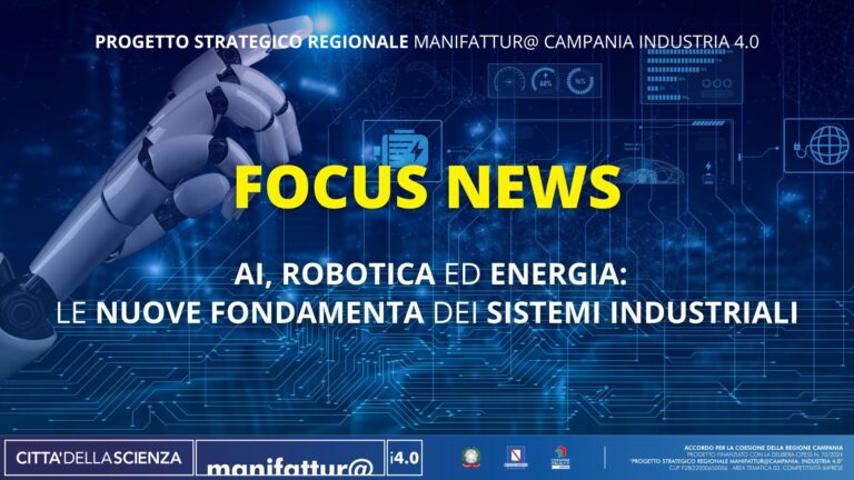 AI, Robotica, Energia: le nuove fondamenta dei sistemi industriali