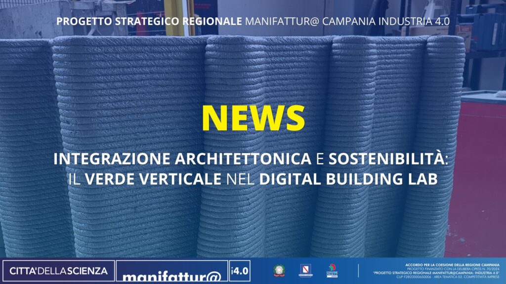 Integrazione Architettonica e Sostenibilità:  Il Verde Verticale nel Digital Building Lab
