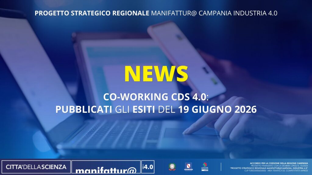 Co-Working Cds 4.0: pubblicati gli esiti della commissione del 19 giugno 2026